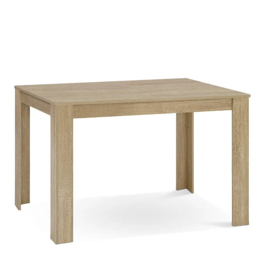 Dining Table 4 Seater Wooden Kitchen Oak 120cm Cafe
