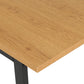 Dining Table 6 Seater Kitchen Caf Rectangular Wooden 150CM