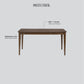 Dining Table Allergo Timber - 150cm - Natural - Furniture