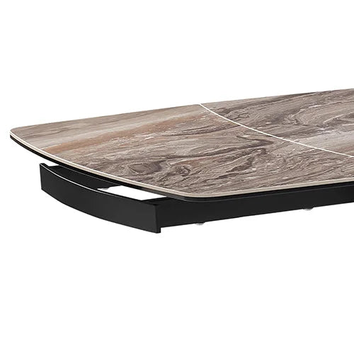 Dining Table MDF Ceramic Glass Table Top Extendable