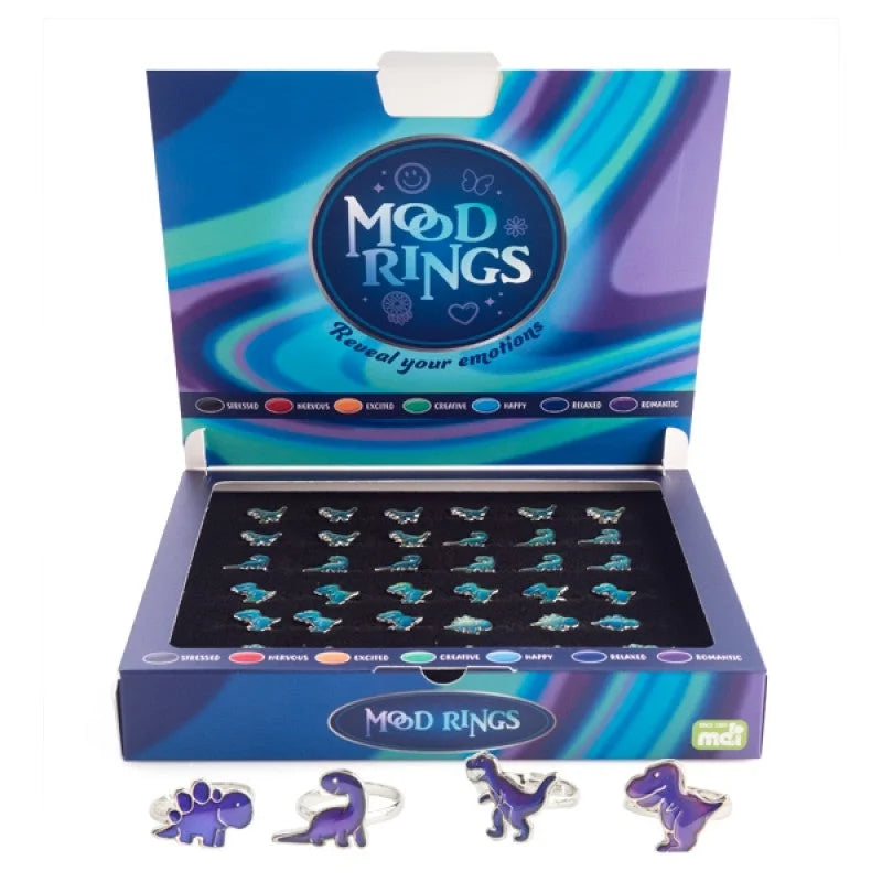 Dinosaur Mood Ring (SENT AT RANDOM) - Health & Beauty >