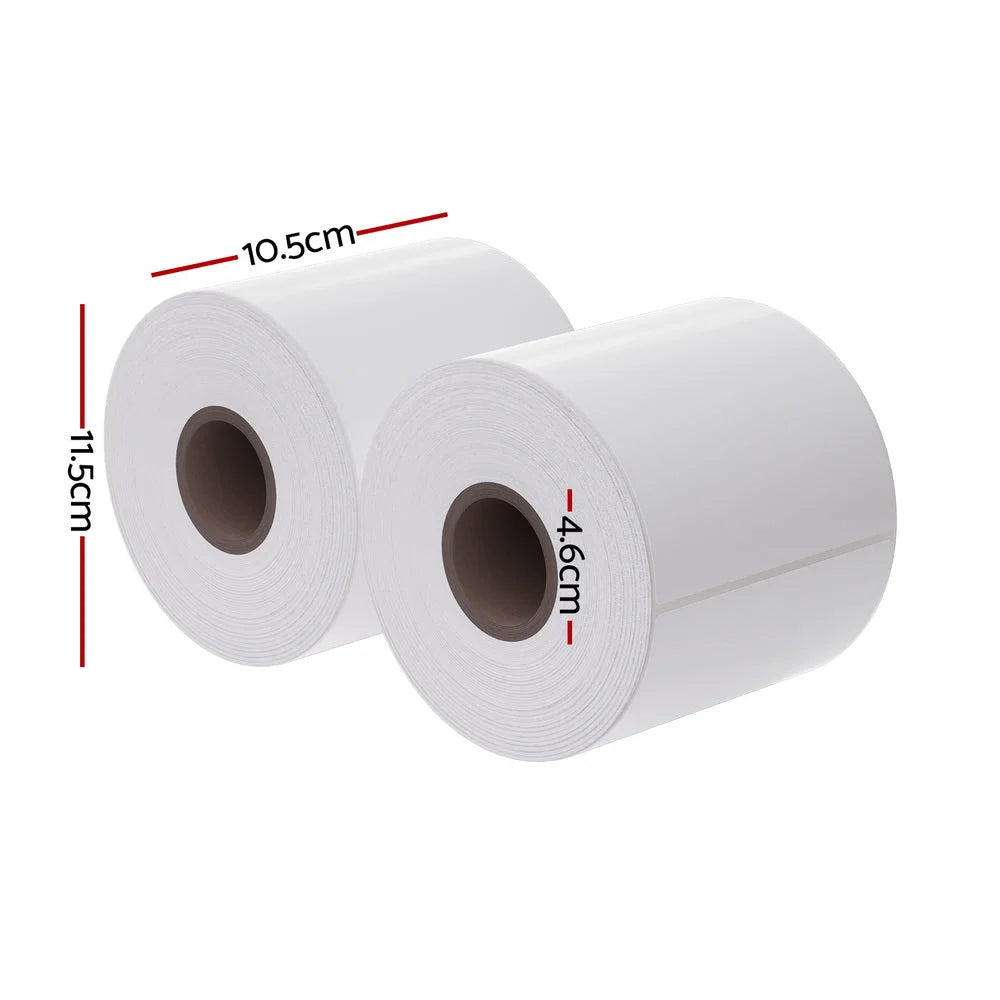 Direct Thermal Labels Printer Paper 8 Rolls Barcode