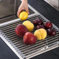 Dish Drying Rack Kitchen Roll-Up Foldable Over Sink