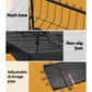 Dish rack expandable with adjustable supports and fitted brackets