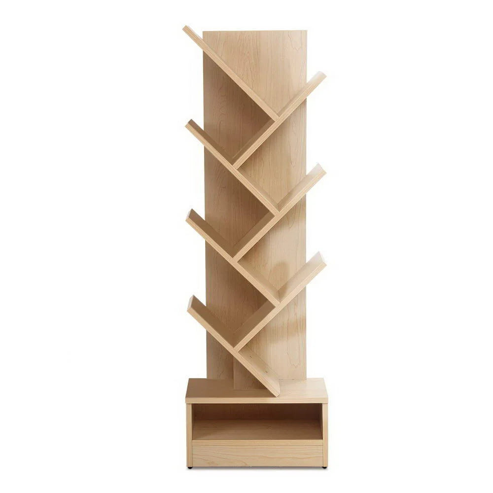 Display Shelf 7-Shelf Tree Bookshelf Book Storage Rack
