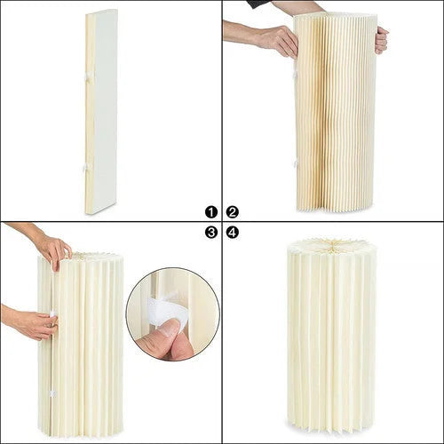 Display Stand 3 PCS Cardboard Round Plinth Cylinder
