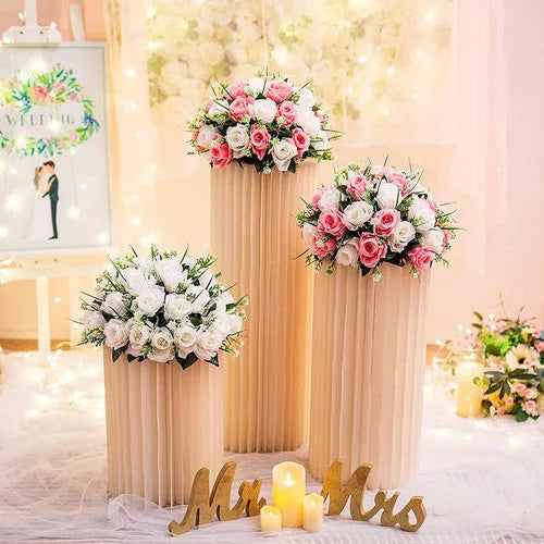 Stand Set Of Three Cardboard Round