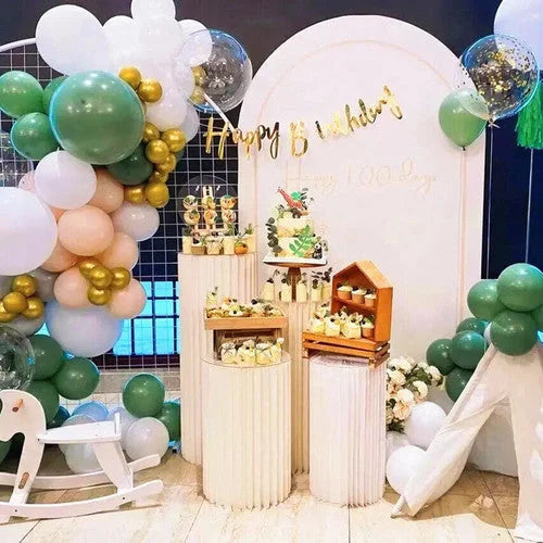 Display Stand 3 PCS Cardboard Round Plinth Cylinder