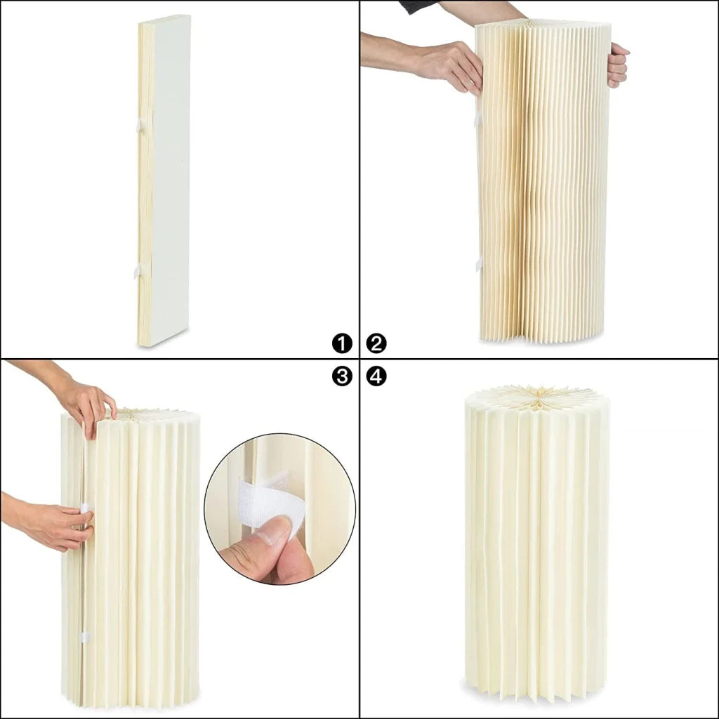 Display Stand 4 Hard Cardboard Round Plinth Cylinder