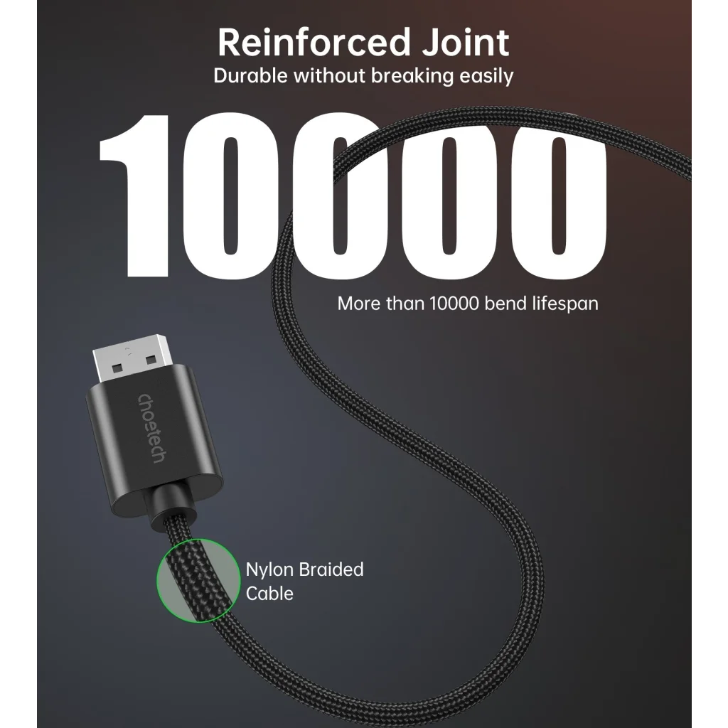 DisplayPort to HDMI Cable CHOETECH XDH01 4K 60Hz Male