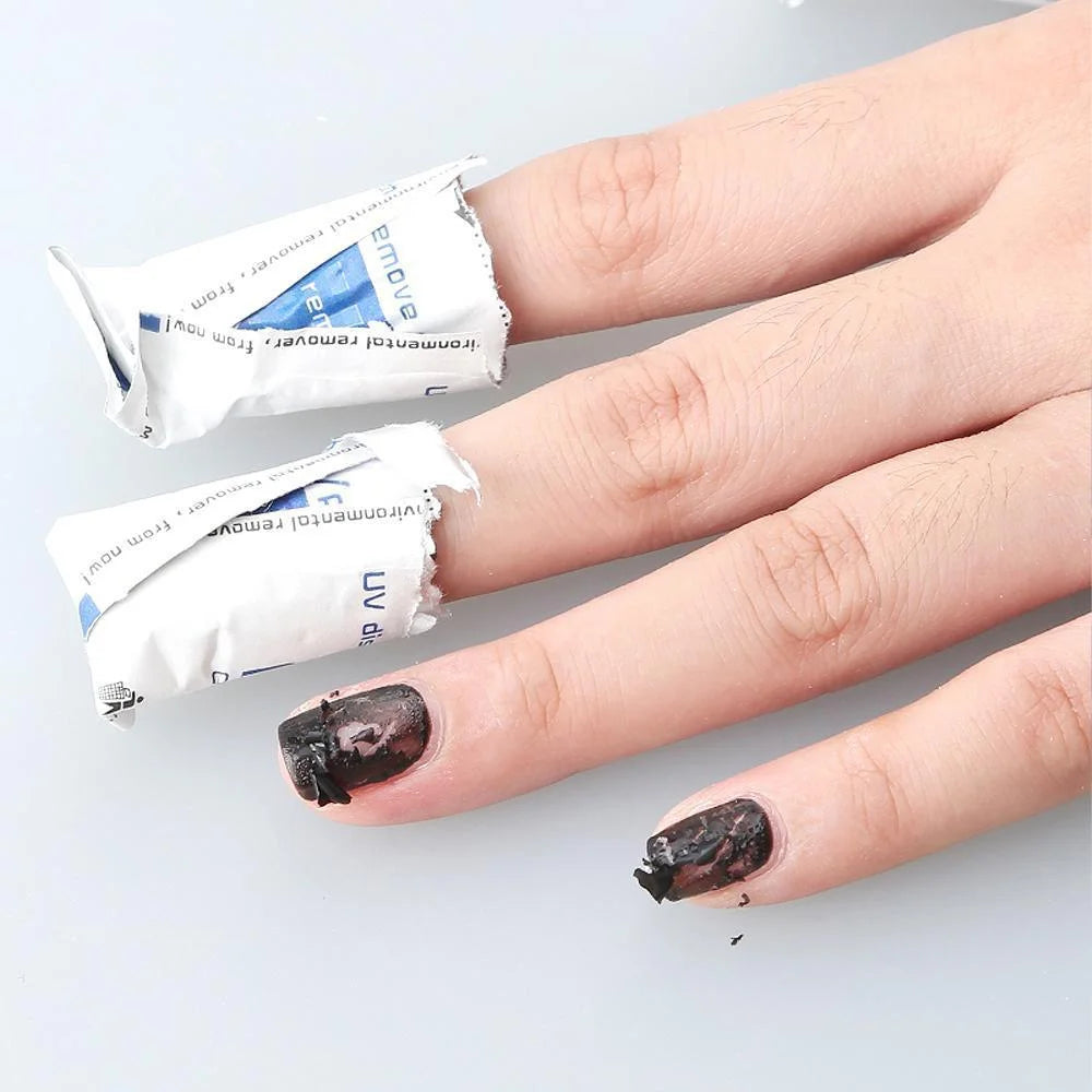 Disposable Nail Polish Remover UV Soak Off Acetone Art