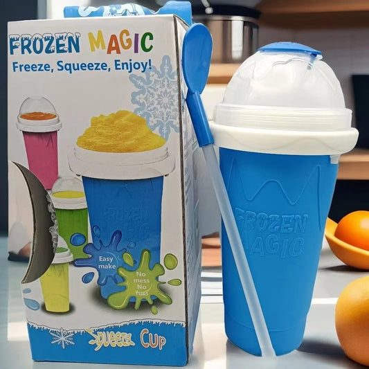 DIY Frozen Magic Slushy Maker Cup - Quick Squeeze Smoothie