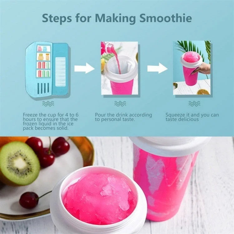DIY Frozen Magic Slushy Maker Cup - Quick Squeeze Smoothie