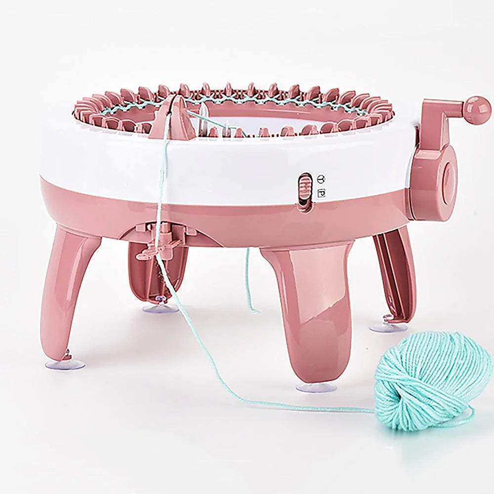 DIY Knitting Machine Smart Weaving Knit Rotating Kids Toy