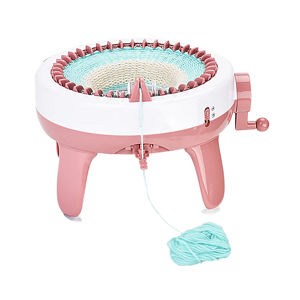 DIY Knitting Machine Smart Weaving Knit Rotating Kids Toy