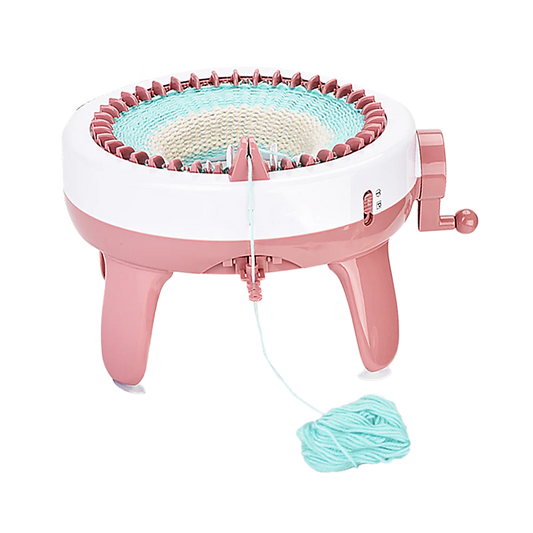 DIY Knitting Machine Smart Weaving Knit Rotating Kids Toy
