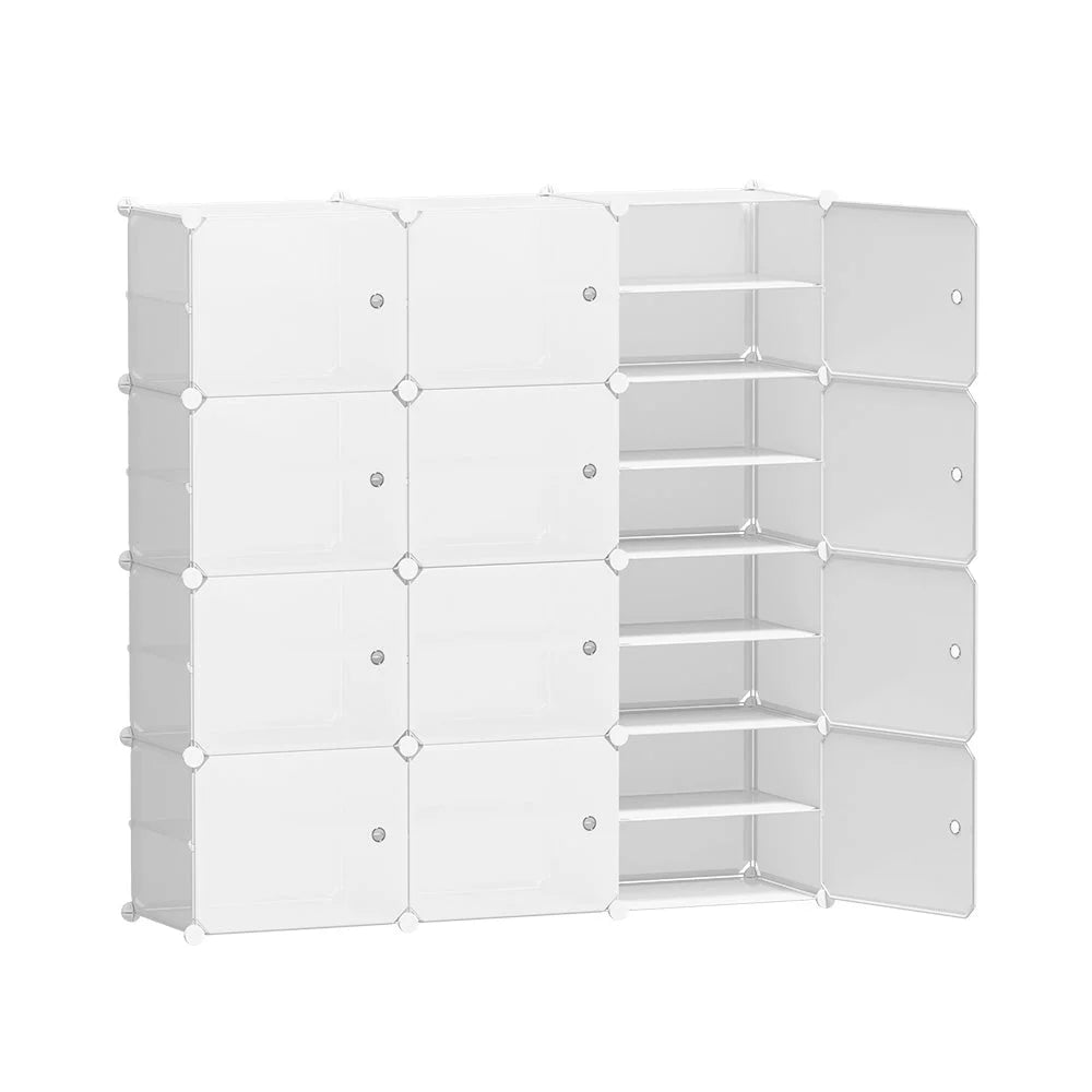 DIY Shoe Box Shoe Cabinet White Storage Cube Portable