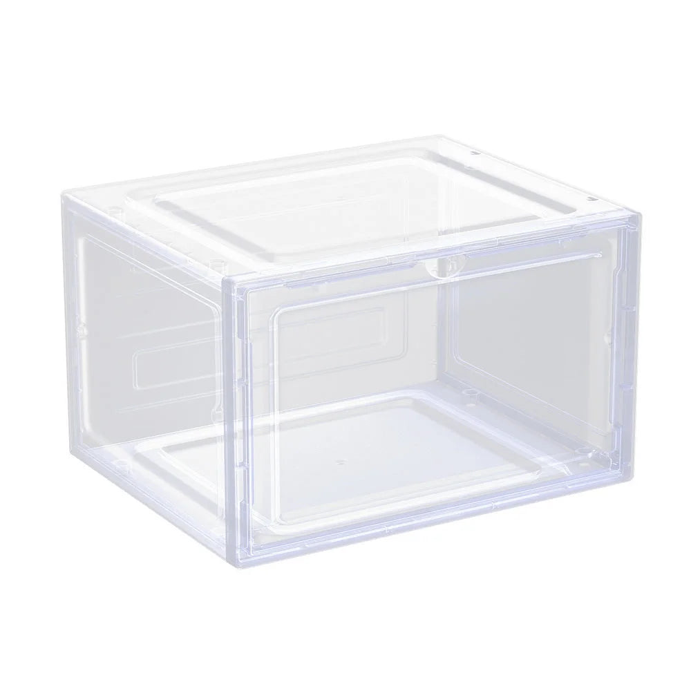 DIY Shoe Box Set of 2 Stackable Shoe Storage Case