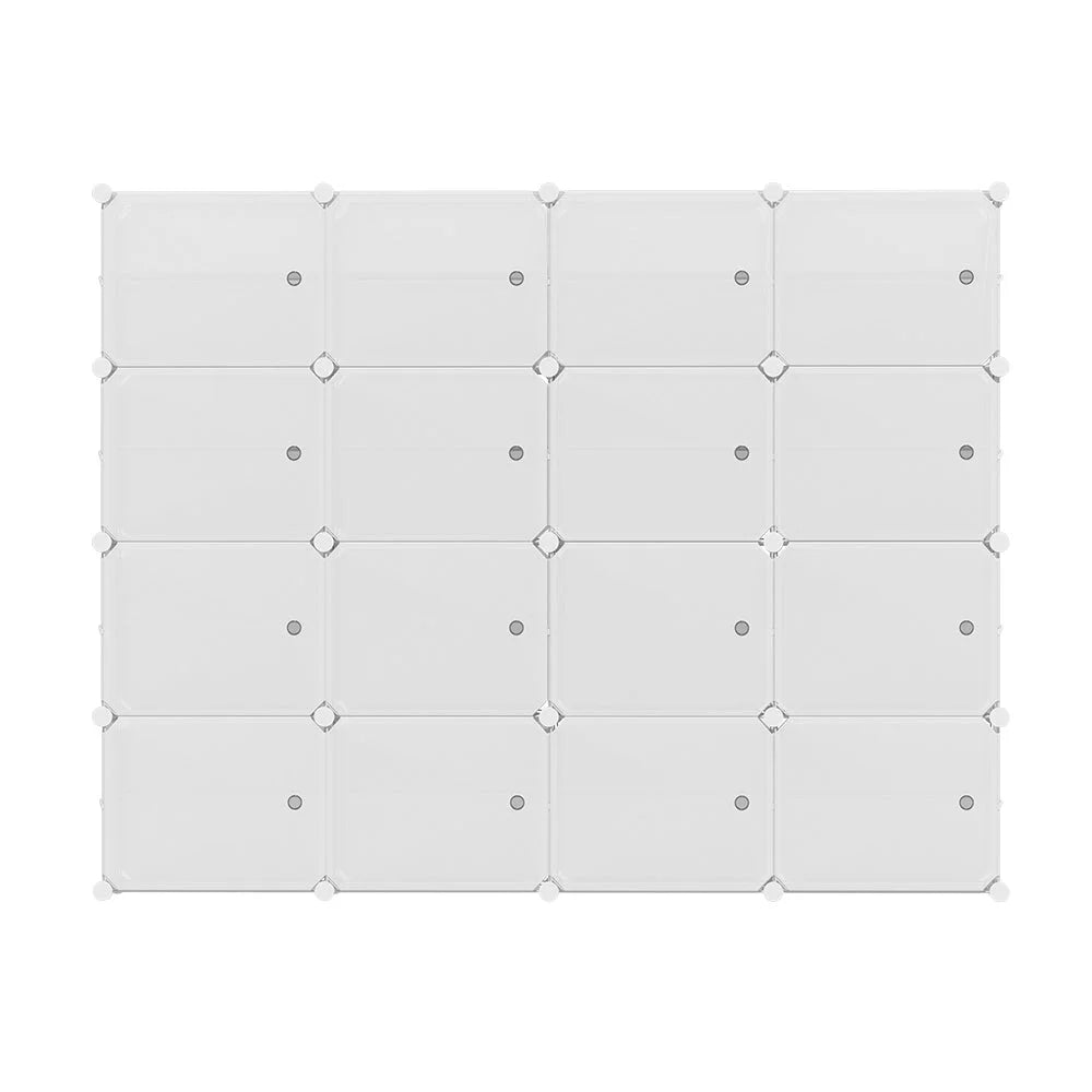 DIY Shoe Cabinet Shoe Box White Storage Cube Portable