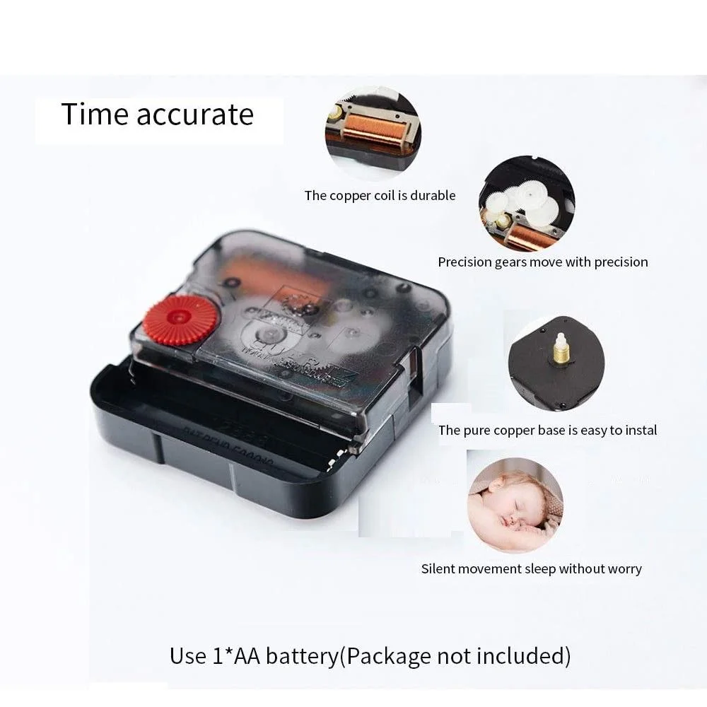 DIY Wall Clock Modern Frameless Large 3D Wall Watch Giant