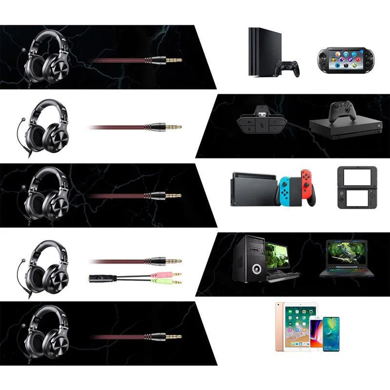 Dj Monitor Headphones With Mic Black - Electronics >