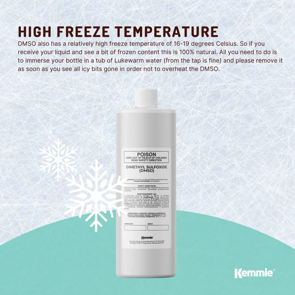 DMSO Liquid 250ml 99.9% Pure Pharmaceutical Dimethyl