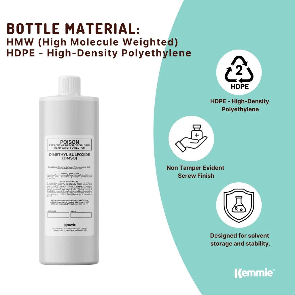 DMSO Liquid 250ml 99.9% Pure Pharmaceutical Dimethyl