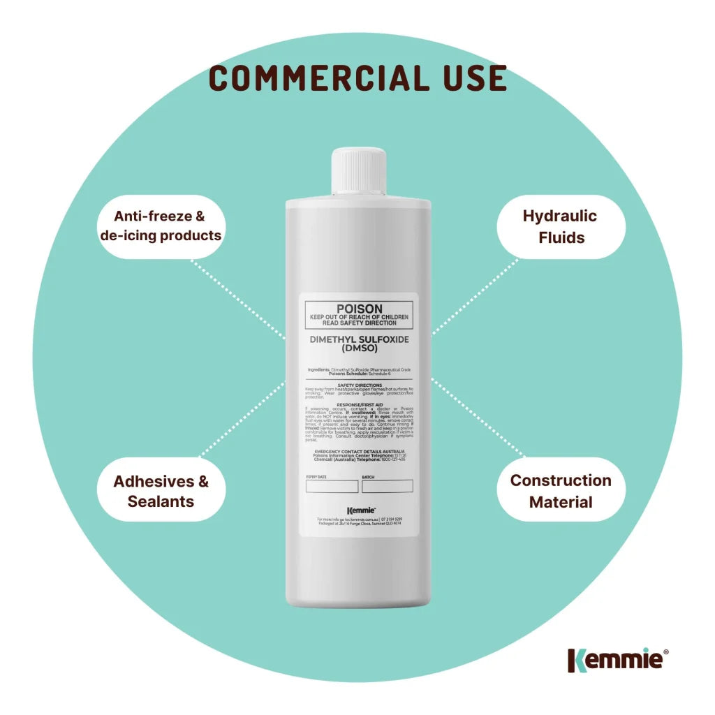 DMSO Liquid 250ml 99.9% Pure Pharmaceutical Dimethyl