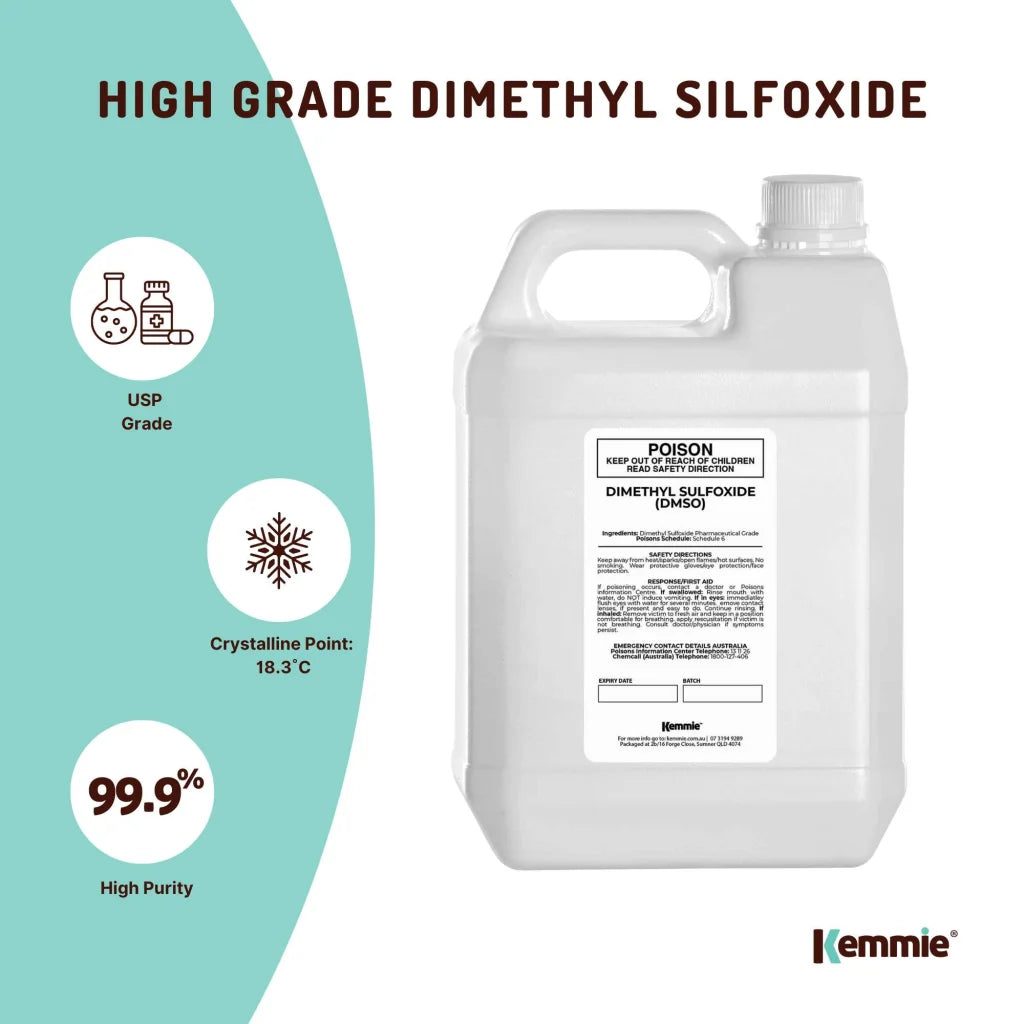 DMSO Liquid 5L 99.9% Pure Pharmaceutical Dimethyl Sulfoxide