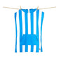 Dock & Bay KIDS Poncho Hooded Towel -Mini Cabana Collection-Bondi Blue S (4-7yrs)
