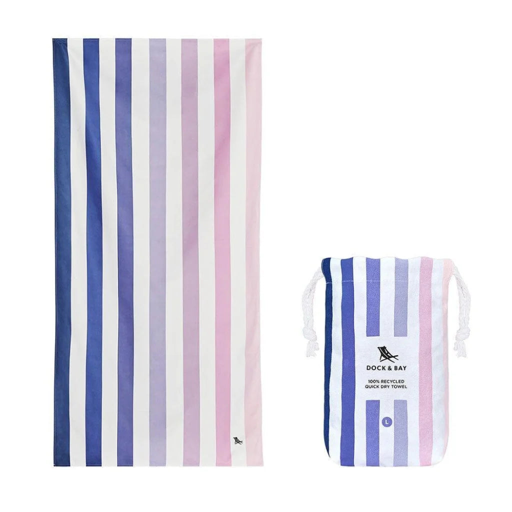 Dock & Bay Beach Towel Cabana Collection L | Quick Dry | Dusk To Dawn-1973193415290130432