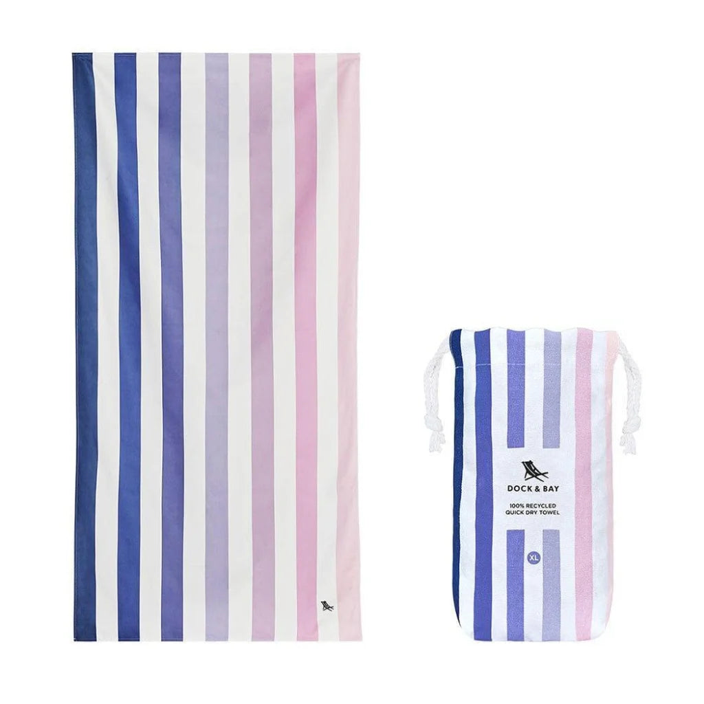 Dock & Bay Beach Towel Cabana Collection XL | Quick Dry | Dusk To Dawn-1973193416187711488