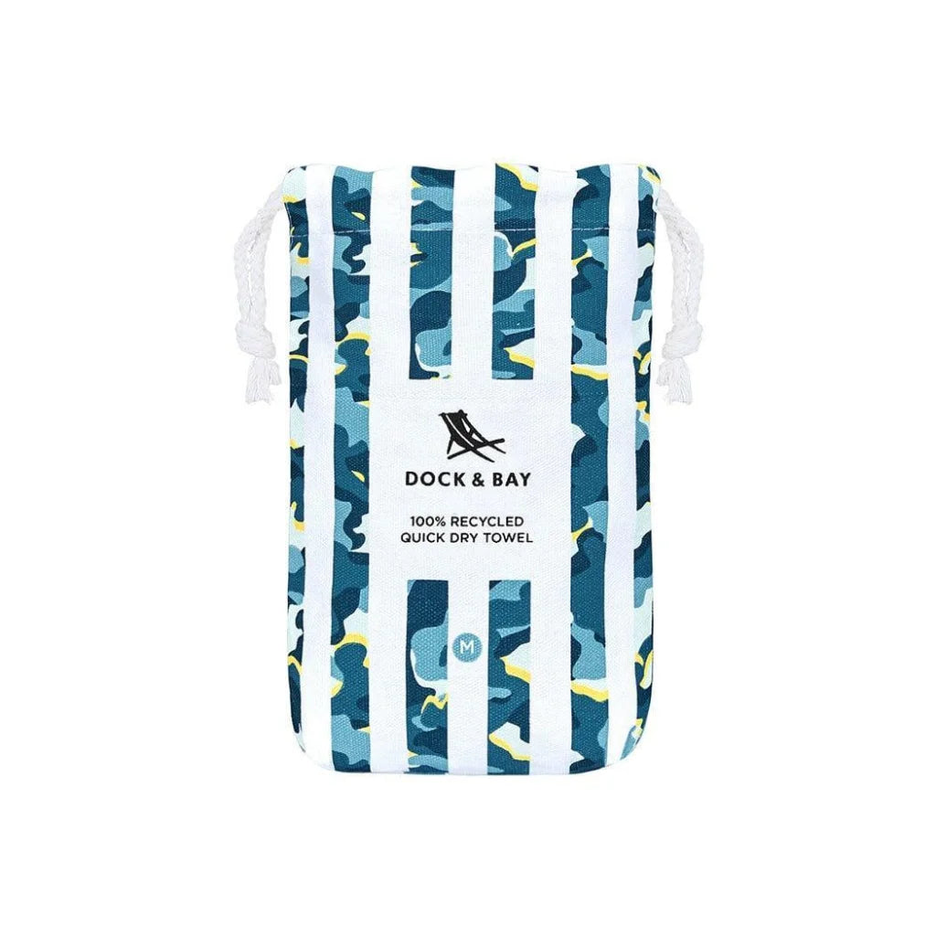 Dock & Bay KIDS Beach Towel | Quick Dry | Cool Camo