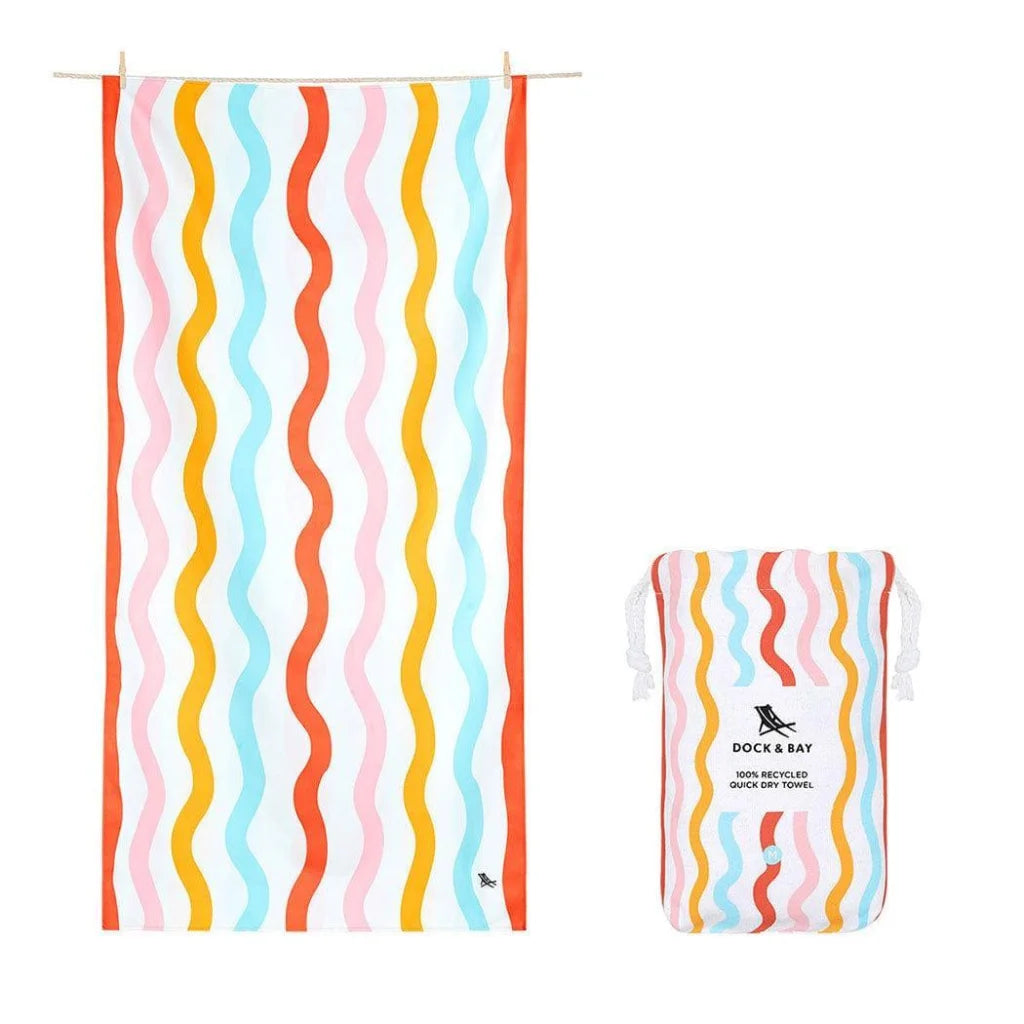 Dock & Bay KIDS Beach Towel | Quick Dry | Squiggly-1973193414681956352