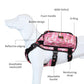Dog Backpack Harness Pet Carrier Saddle Bag Reflective