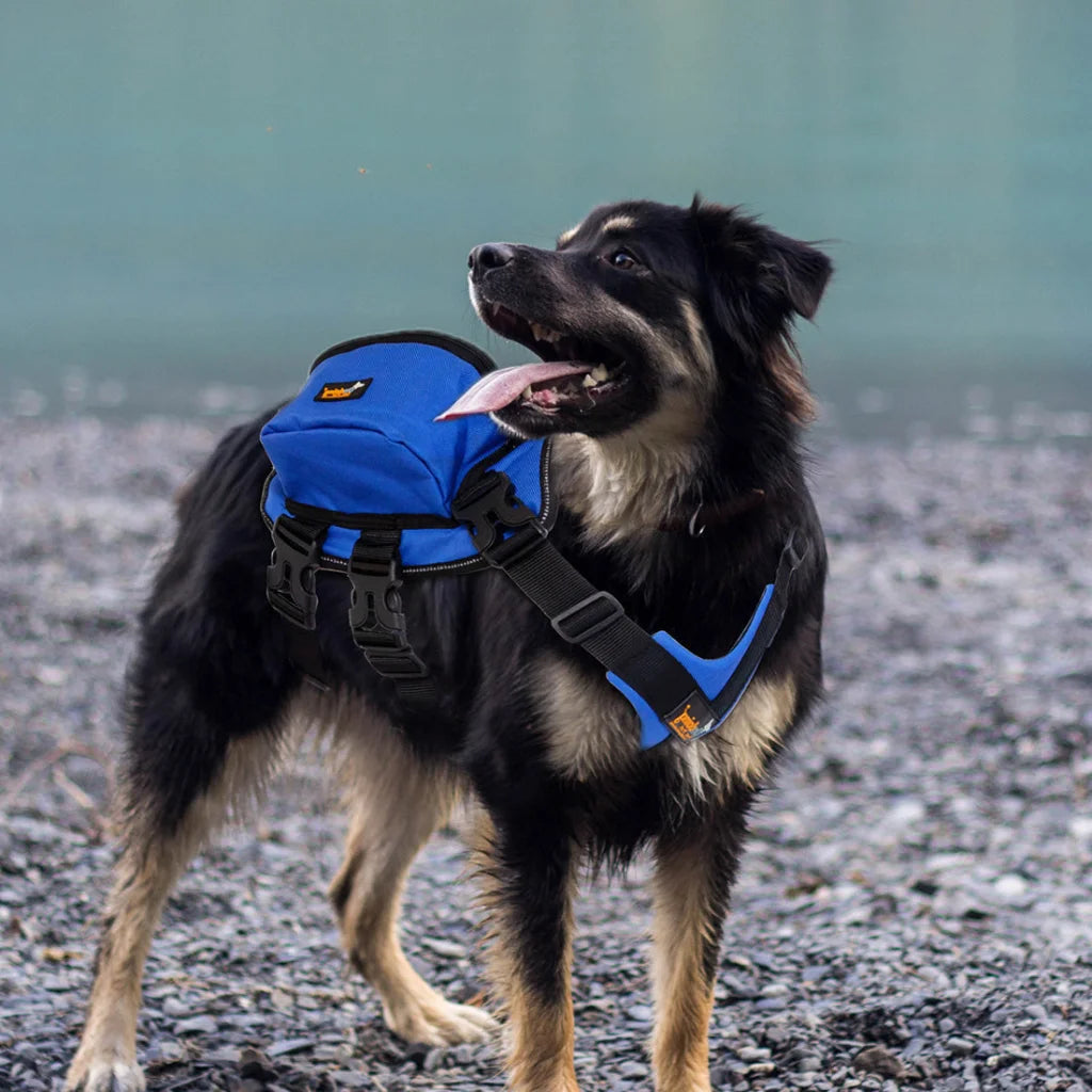 Dog Backpack Harness Pet Carrier Saddle Bag Reflective