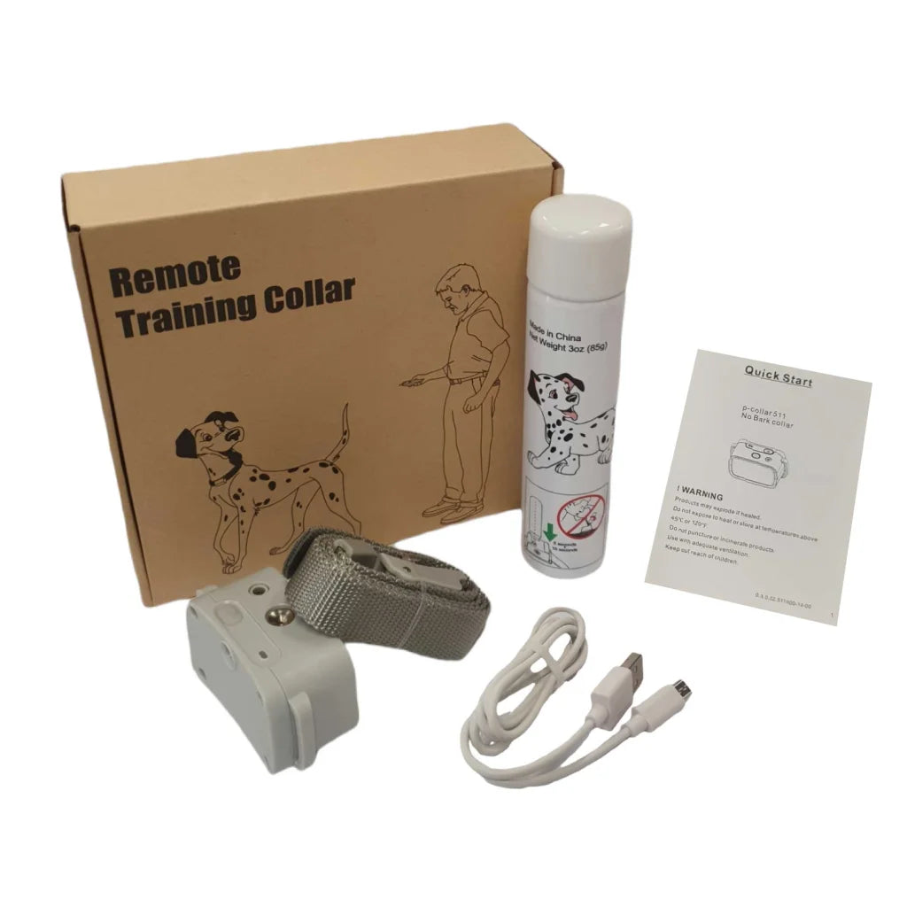 Dog Bark Collar Automatic Citronella Rechargeable Mist