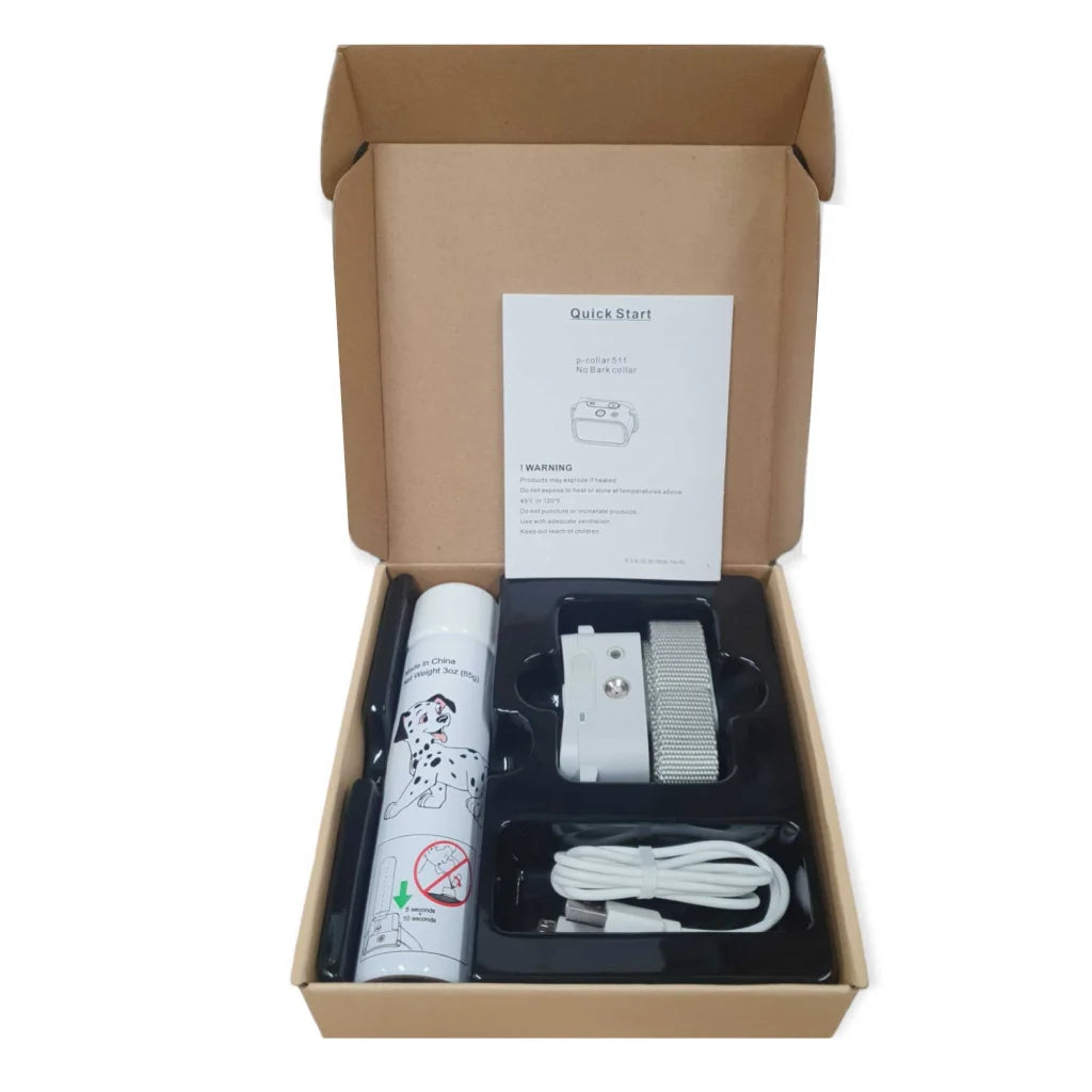 Dog Bark Collar Automatic Citronella Rechargeable Mist