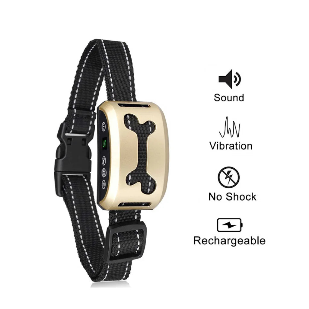 Dog Bark Collar Sound and Vibration Automatic USB
