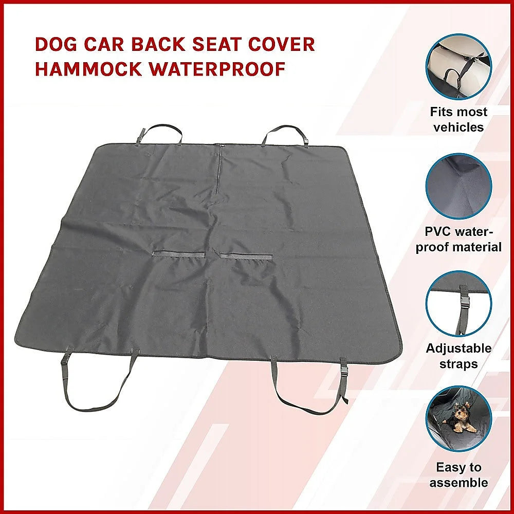 Dog Car Back Seat Cover Hammock - Waterproof - Dog Supplies