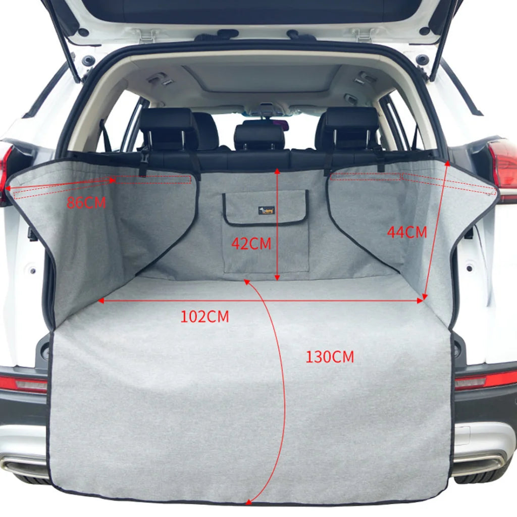 Dog Car Boot Cover Ondoing Grey SUV Liner Trunk Rear Cargo