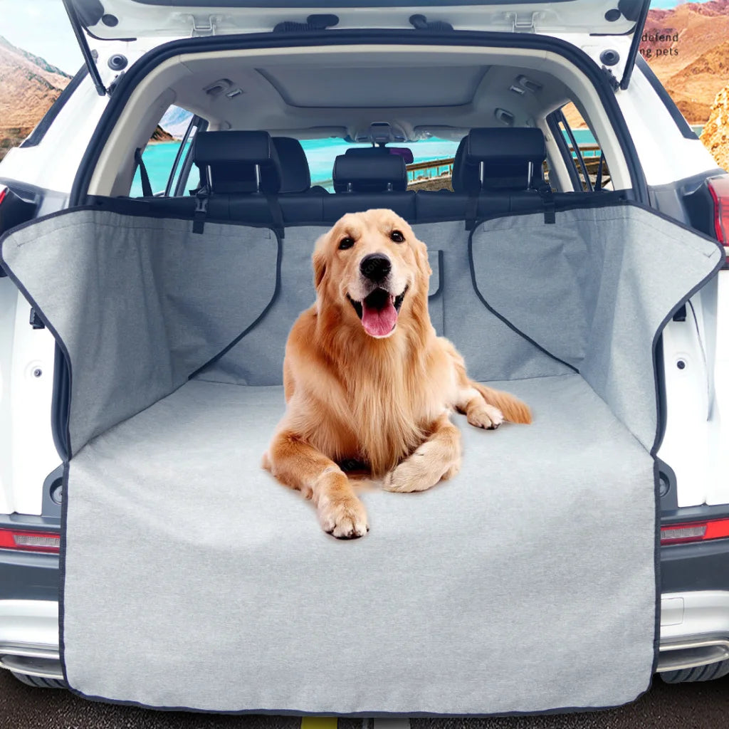 Dog Car Boot Cover Ondoing Grey SUV Liner Trunk Rear Cargo