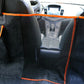 Dog Car Seat Cover Premium Waterproof 600D Oxford Cloth Back Seat Protector Hammock Pet Mat - Black