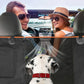 Dog Car Seat Cover Premium Waterproof 600D Oxford Cloth Back Seat Protector Hammock Pet Mat - Black