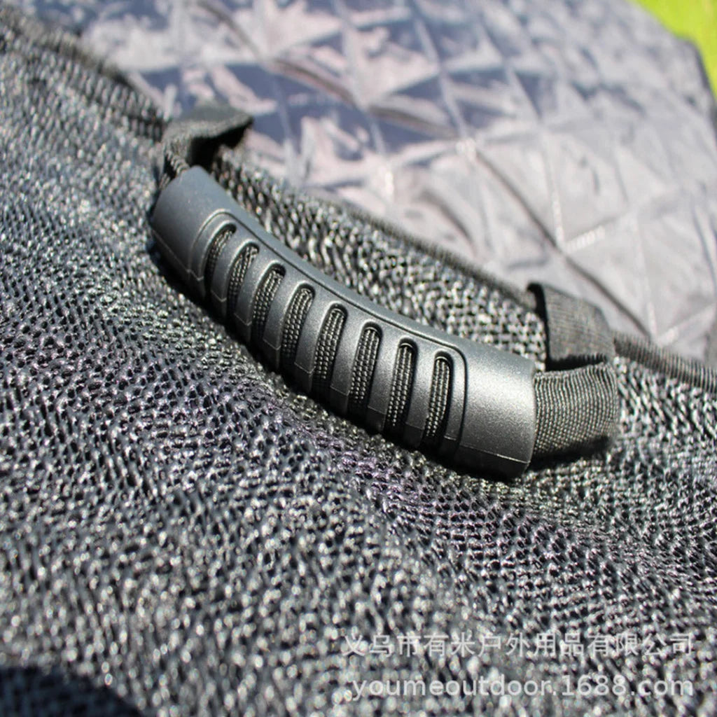 Dog Car Seat Cover Set of 2 Premium Waterproof 600D Oxford Cloth Back Seat Protector Hammock Non-Slip Pet Mat - Black