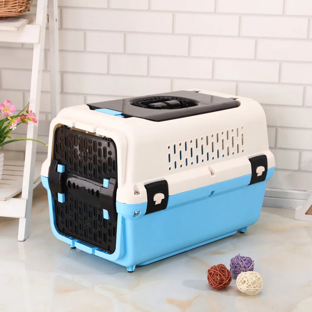 Dog Cat Crate Medium Pet Rabbit Carrier Travel Cage