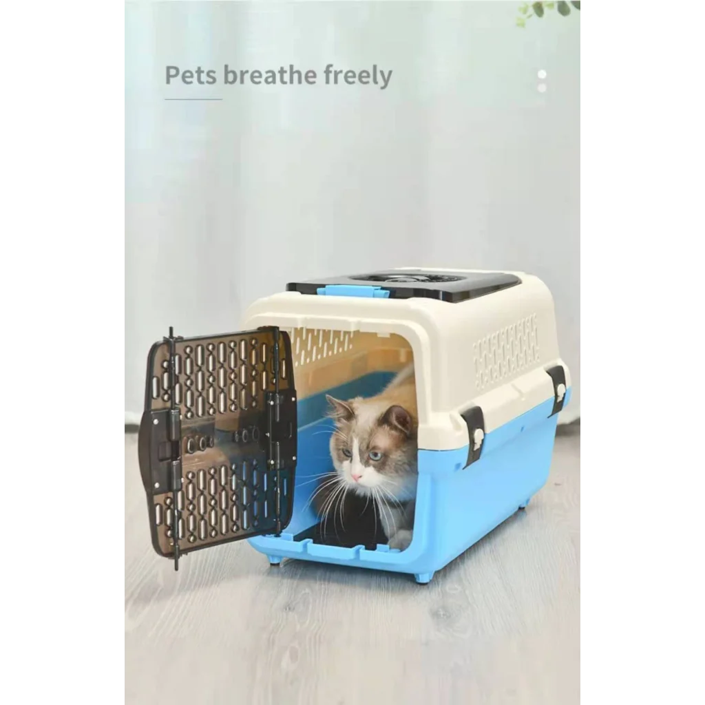 Dog Cat Crate Medium Pet Rabbit Carrier Travel Cage