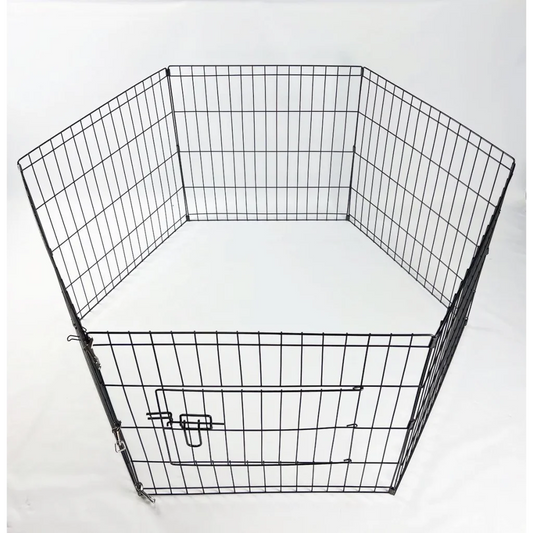 Dog Cat Exercise Playpen 6 Panel Puppy Enclosure Rabbit