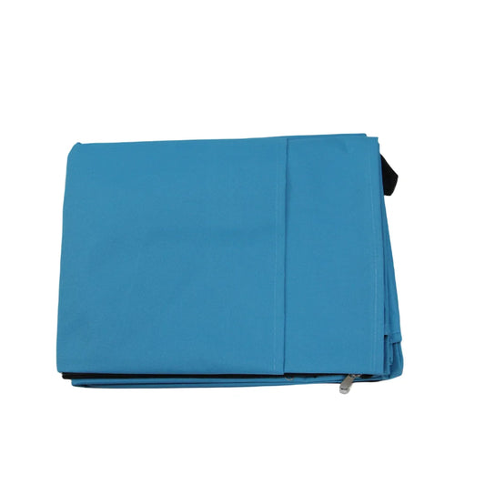 Dog Cat Rabbit Collapsible Crate Pet Cage Canvas Cover Blue
