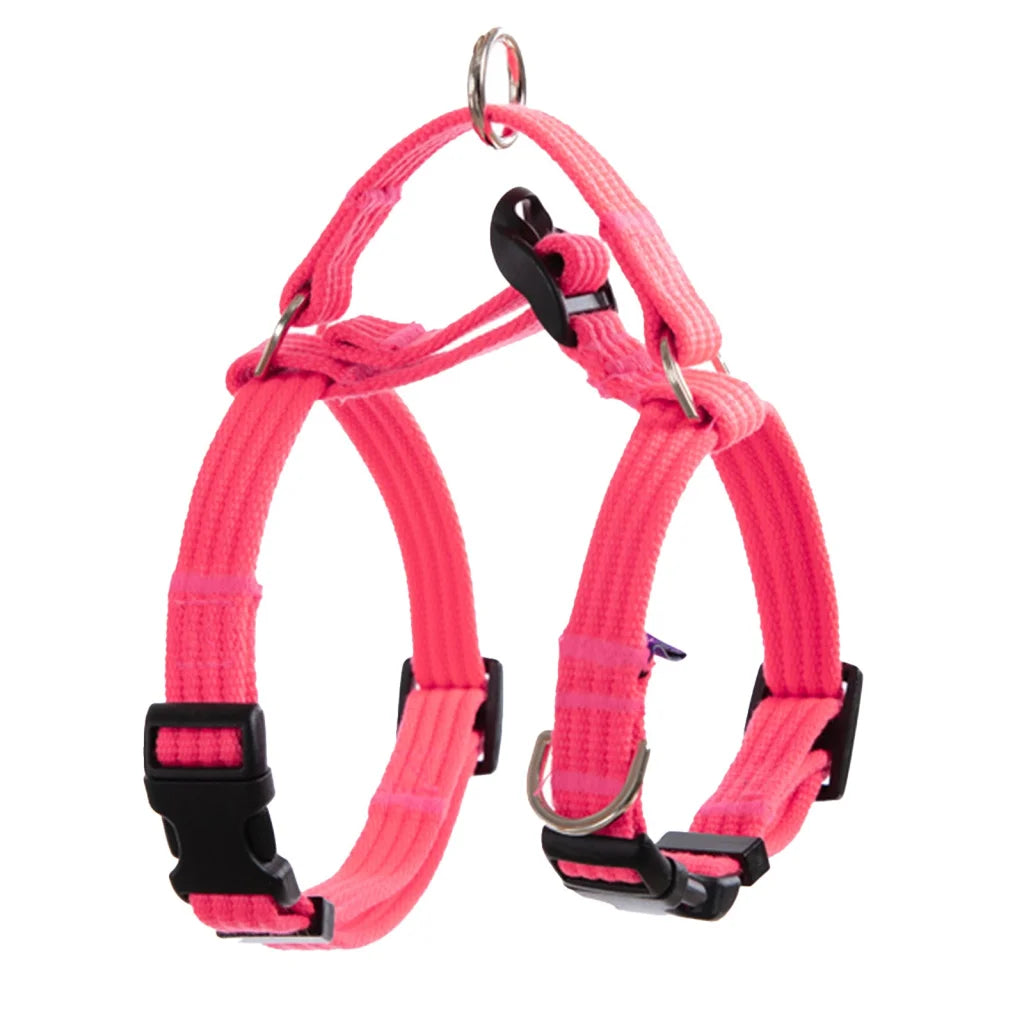 Dog Harness Double-Lined Straps Adjustable L - Neon